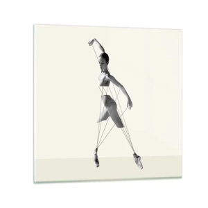 Glasbild - Bild auf glas - Im Theater der Welt - 70x70 cm