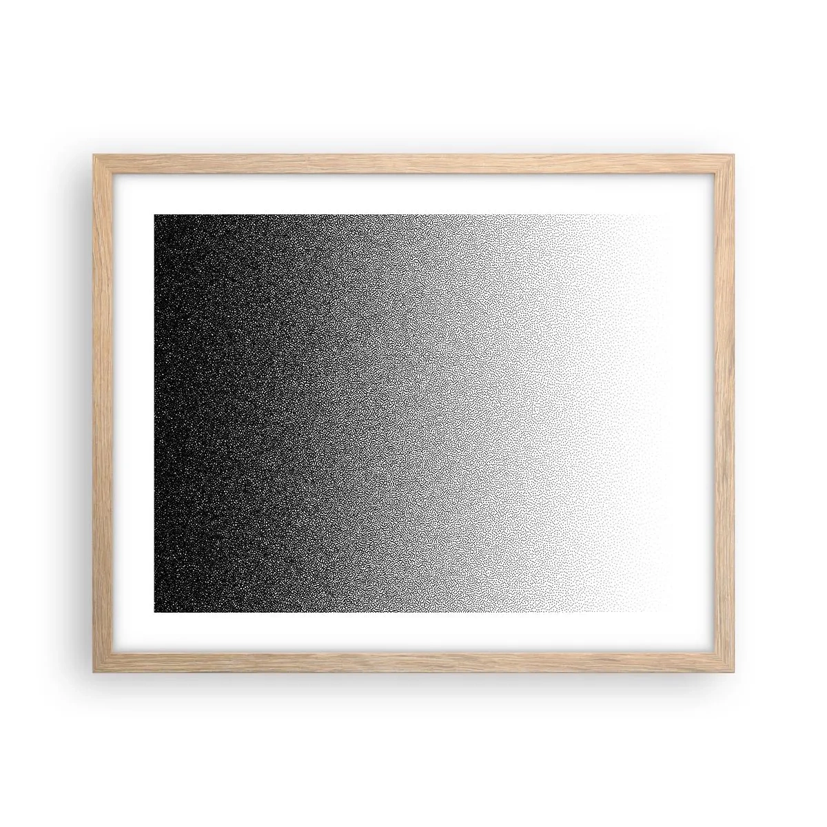 Poster in einem Rahmen aus heller Eiche - Dem Licht entgegen - 50x40 cm