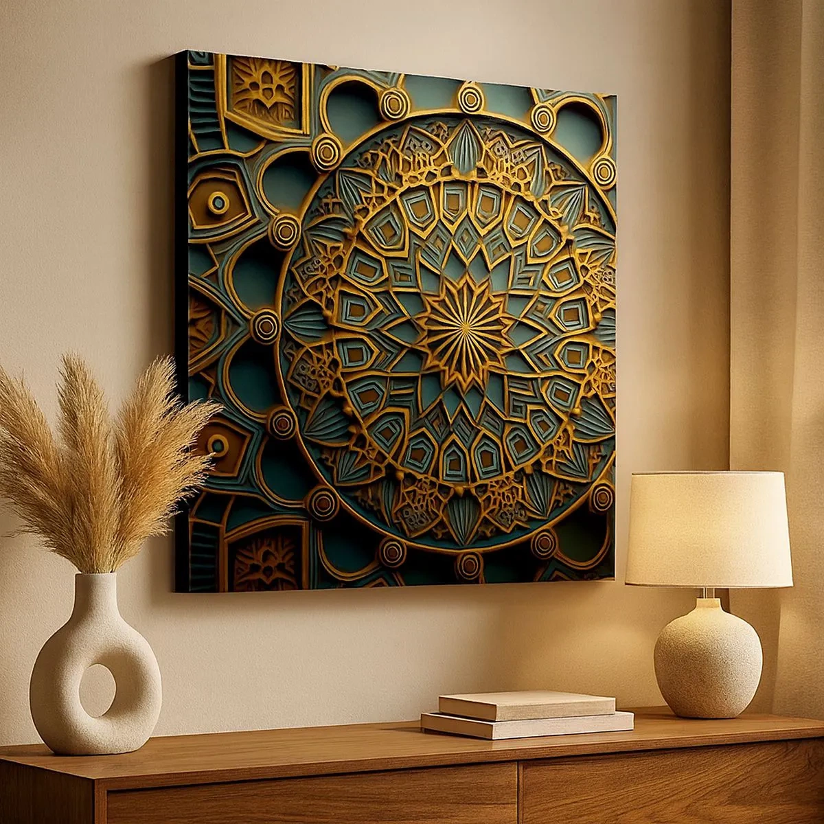 Bild auf Leinwand - Leinwandbild - In arabischer Atmosphäre - 30x30 cm