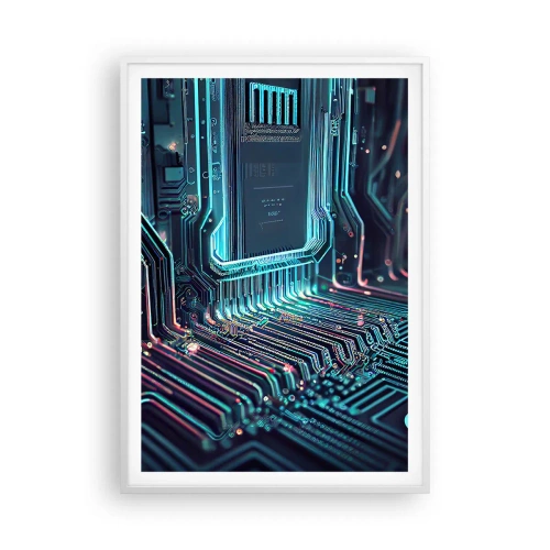 Poster in einem weißen Rahmen - Ich denke nur… - 70x100 cm