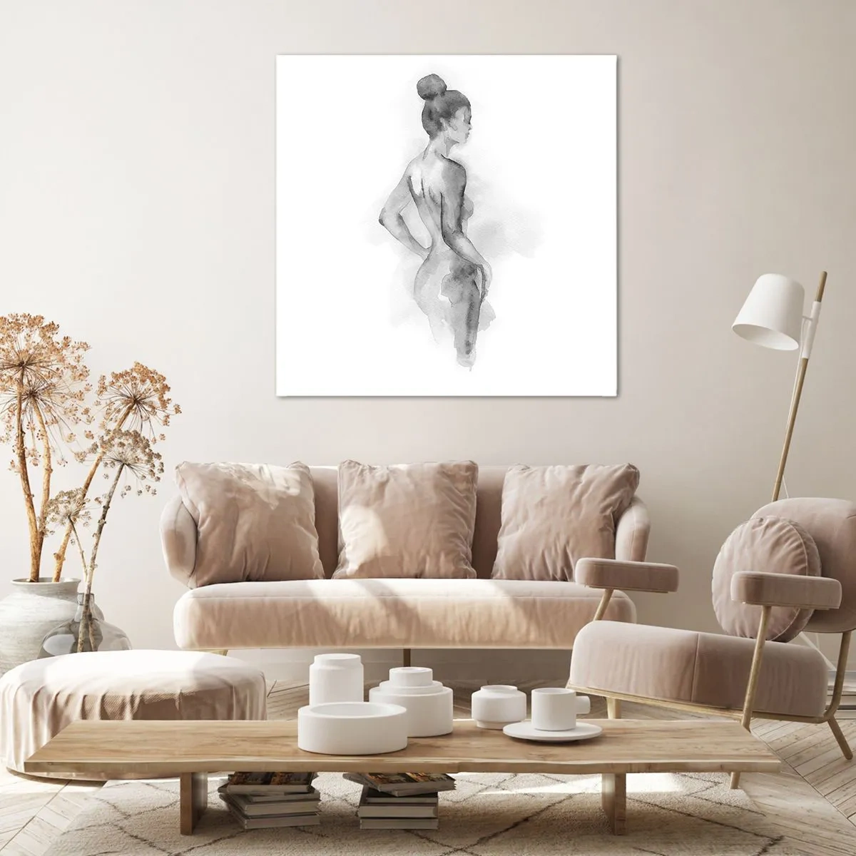 Bild auf Leinwand - Leinwandbild - Schön wie ein Gemälde - 70x70 cm