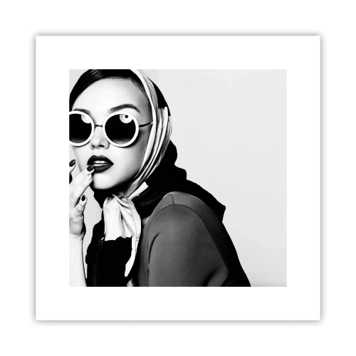 Poster - Grüße aus den 1960er Jahren - 30x30 cm