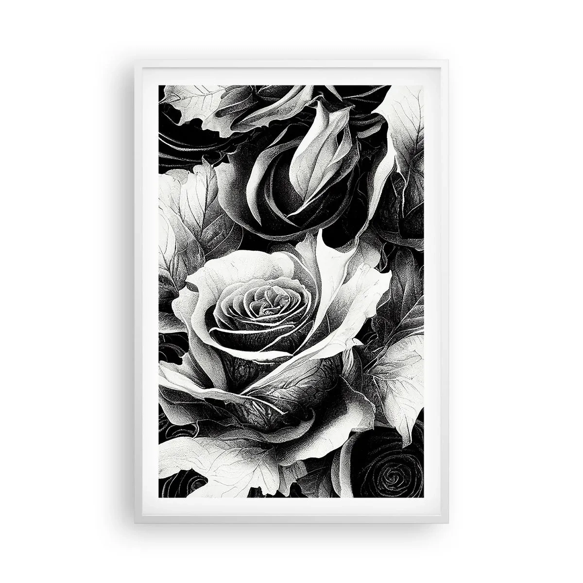 Poster in einem weißen Rahmen - Immer Königin - 61x91 cm