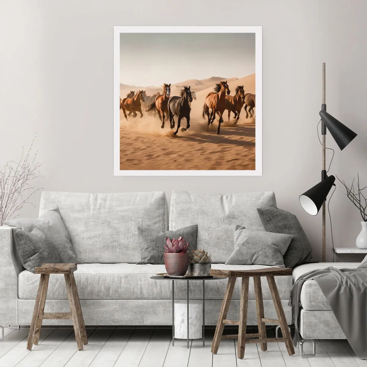 Poster - Frei wie der Wind - 30x30 cm
