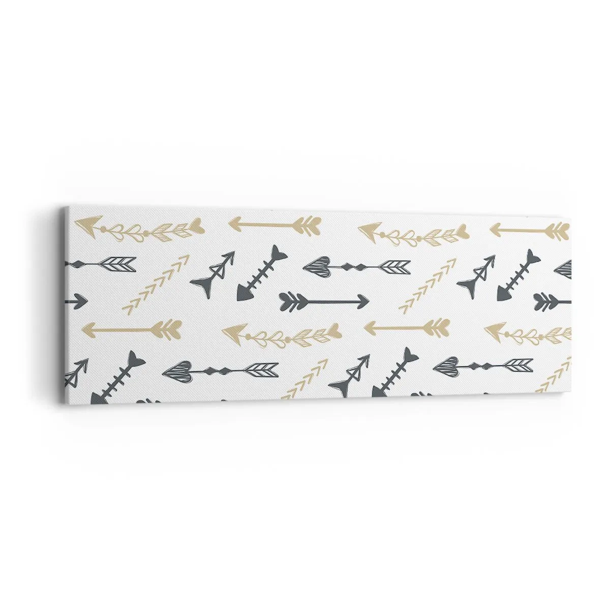 Bild auf Leinwand - Leinwandbild - Der Traum des Bogenschützen - 90x30 cm