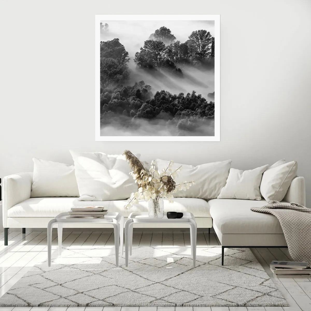 Poster - Aufstehend aus dem Schlaf - 40x40 cm