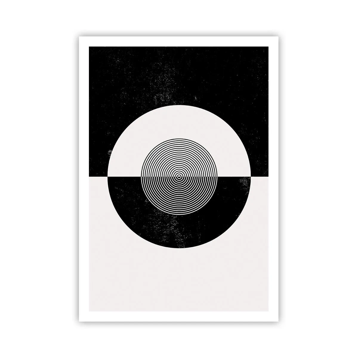 Poster - Harmonie in Schwarz und Weiß - 70x100 cm