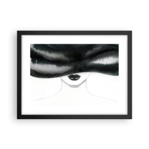 Poster in einem schwarzem Rahmen - Ein sinnliches Geheimnis - 40x30 cm