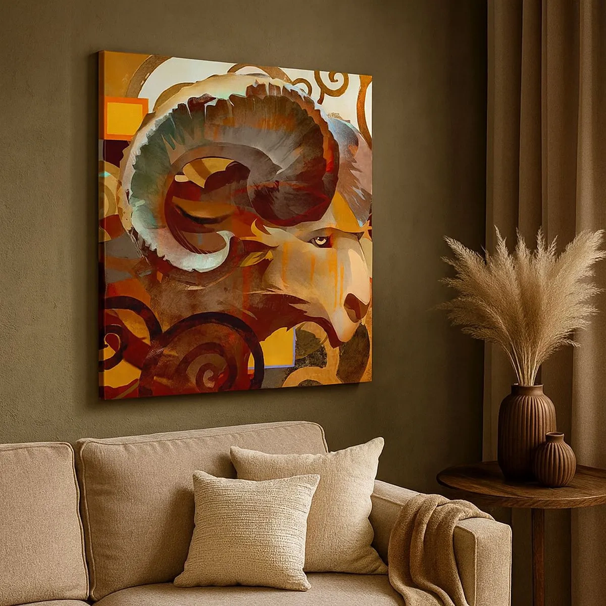 Bild auf Leinwand - Leinwandbild - Magie - Religionen - Rituale - 30x30 cm