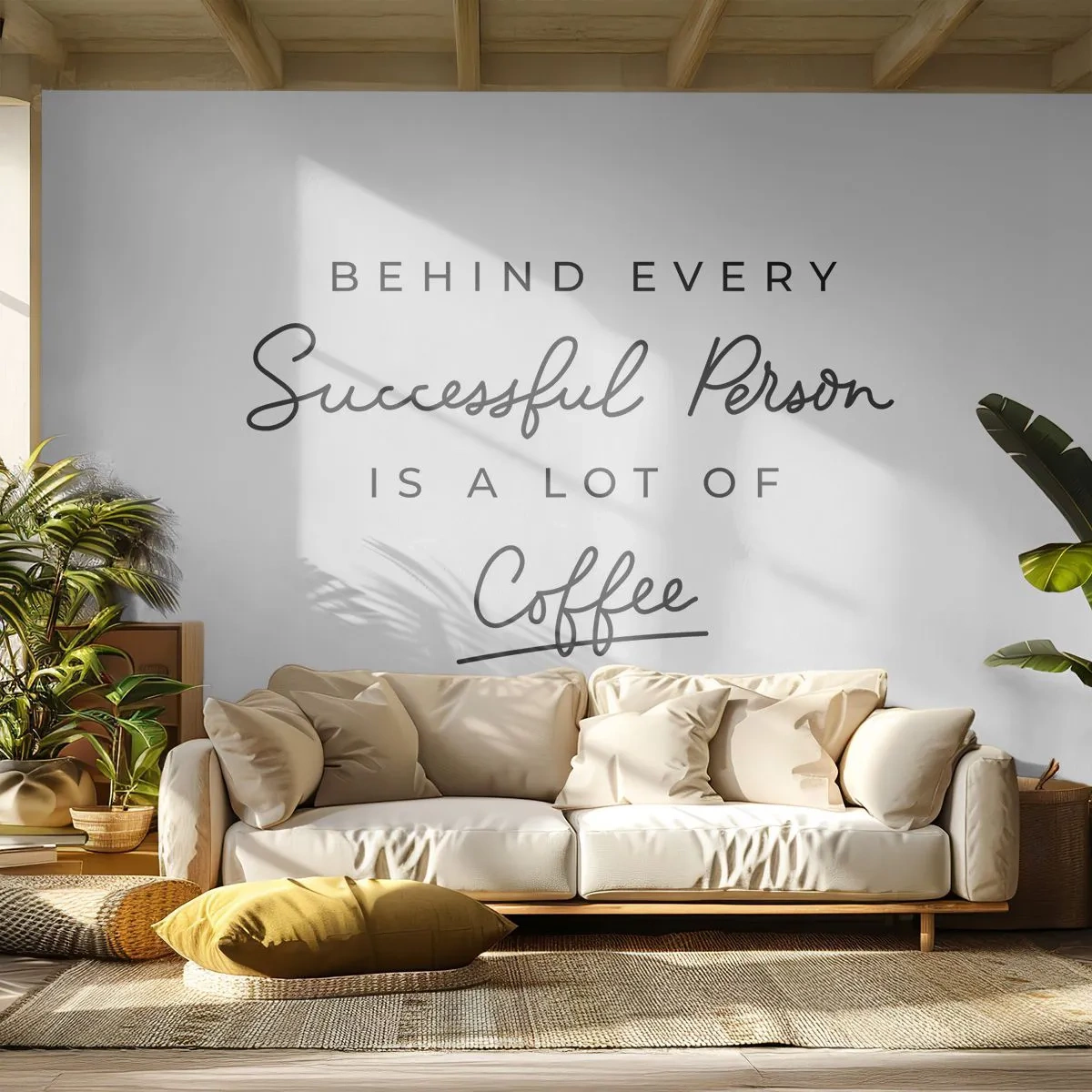 Fototapete Standard Eco - Erfolgsgeheimnis - Typografie, Bejahung, Maxime - 400x280 cm