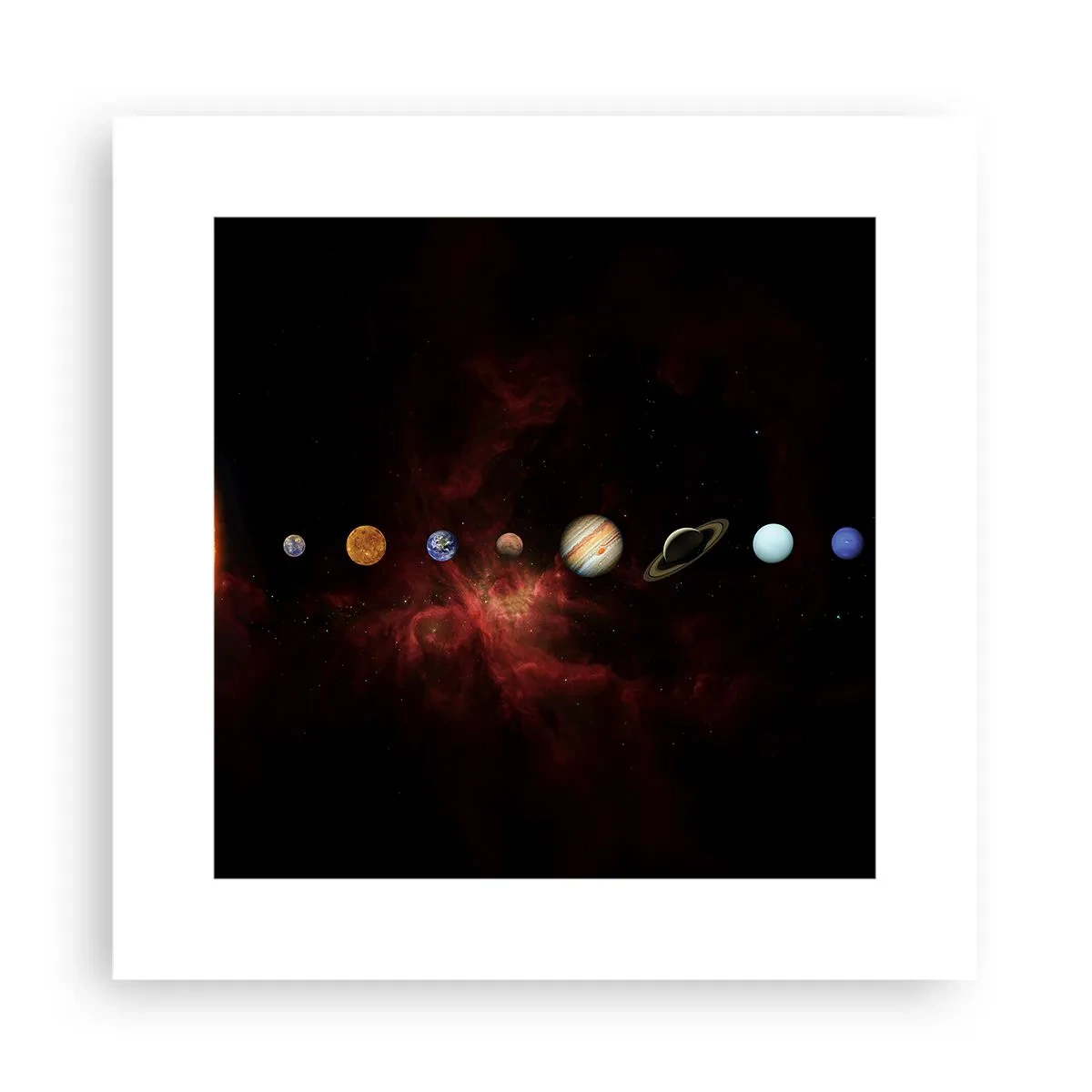 Poster - Unsere Nachbarschaft - 30x30 cm