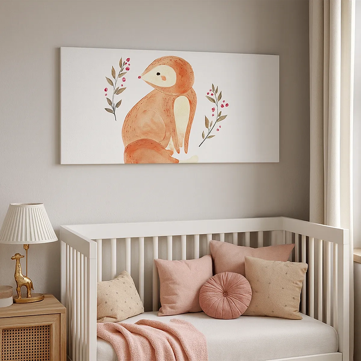 Bild auf Leinwand - Leinwandbild - Kleine Rothaarige - 30x30 cm