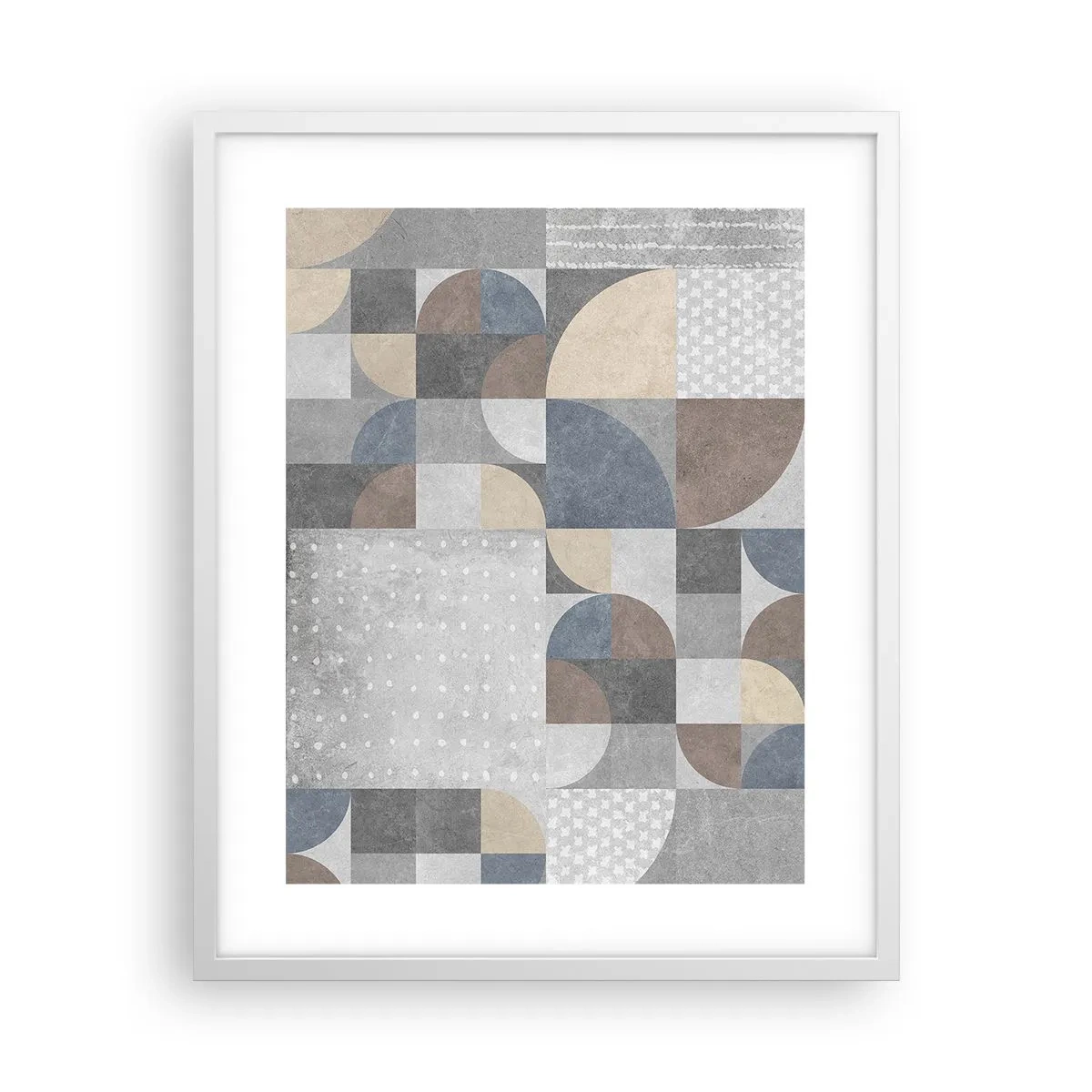 Poster in einem weißen Rahmen - Keramische Fantasie - 40x50 cm