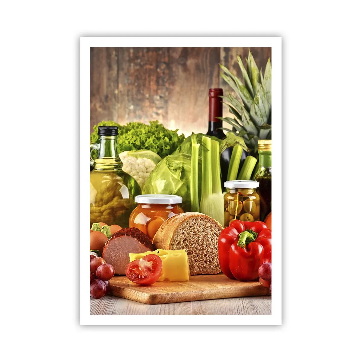 Poster - Geräuchert, gebacken und eingelegt - 70x100 cm