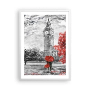 Poster in einem weißen Rahmen - Ein aufregender Tag - 50x70 cm