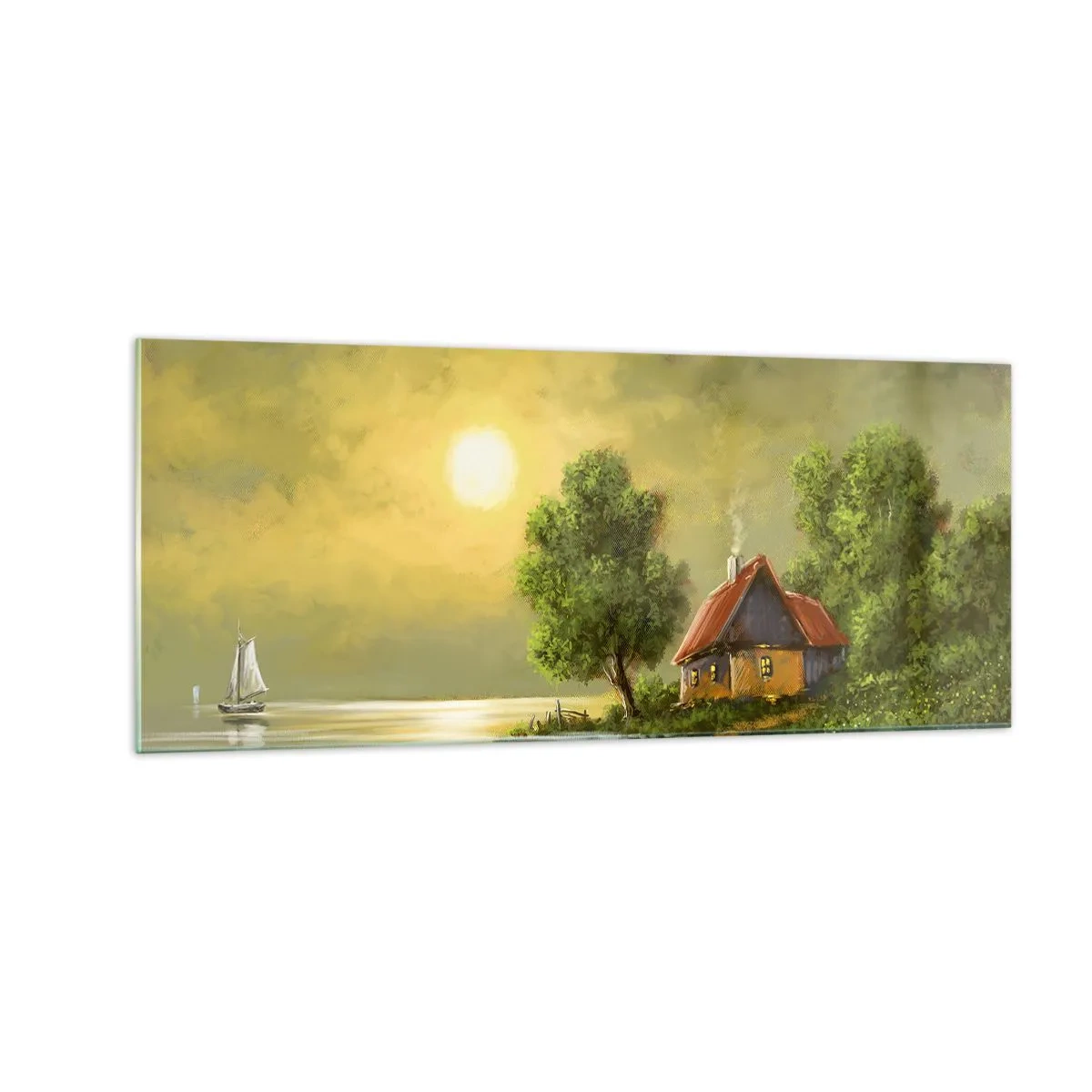 Glasbild - Bild auf glas - Schön, wie ein Bild - 100x40 cm