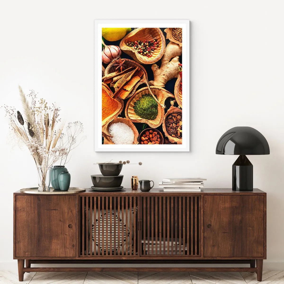 Poster in einem weißen Rahmen - Nimm was du willst - 61x91 cm