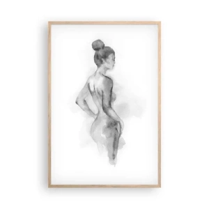 Poster in einem Rahmen aus heller Eiche - Schön wie ein Gemälde - 61x91 cm