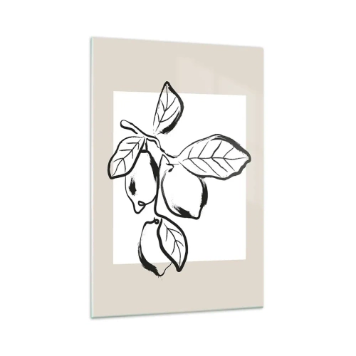 Glasbild - Bild auf glas - Dort, wo Zitronen reifen… - 70x100 cm