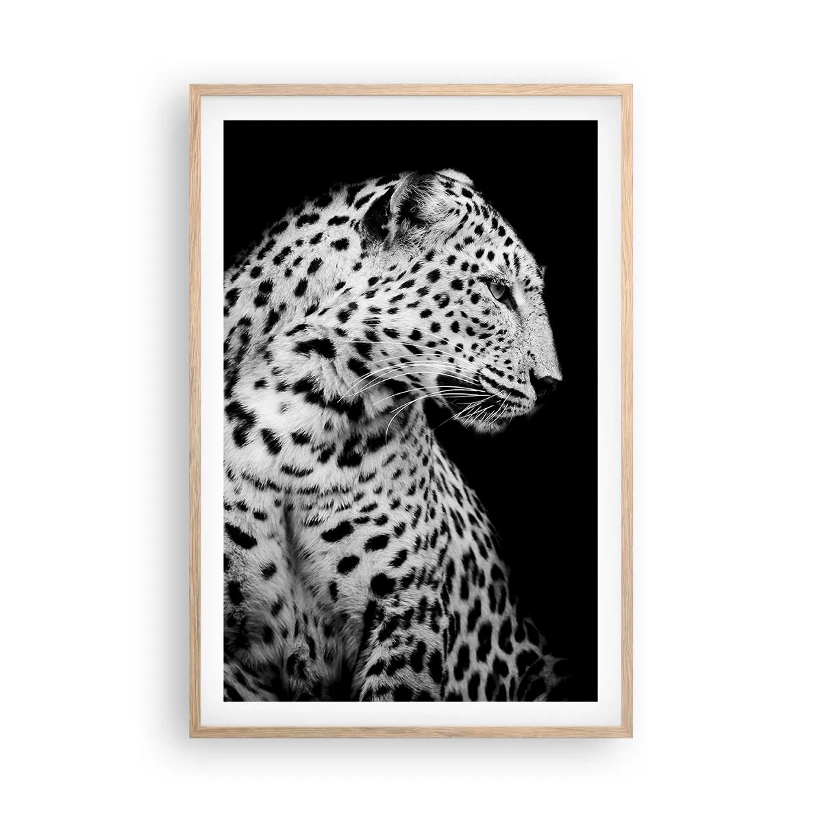 Poster in einem Rahmen aus heller Eiche - Rechtes Profil perfekt! - 61x91 cm
