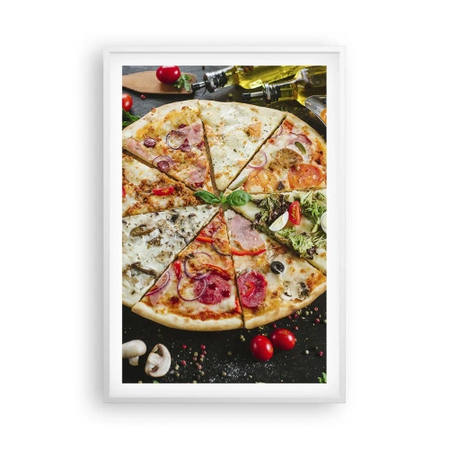Poster in einem weißen Rahmen - Eine Reihe von Geschmacksrichtungen - 61x91 cm