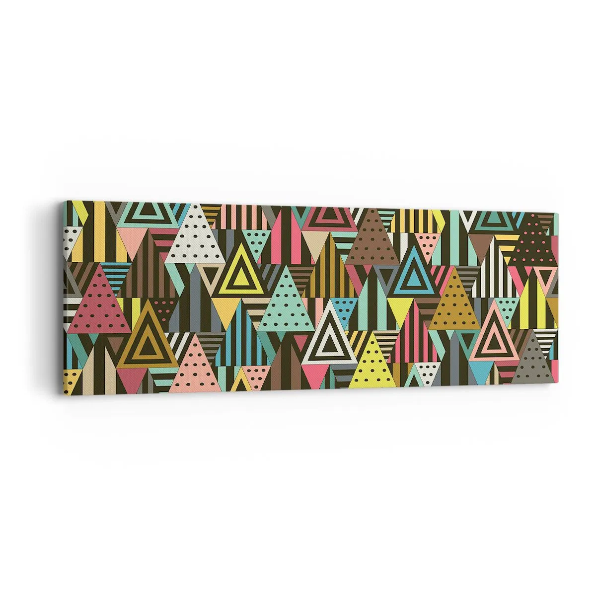 Bild auf Leinwand - Leinwandbild - Im Rhythmus auf drei - 90x30 cm