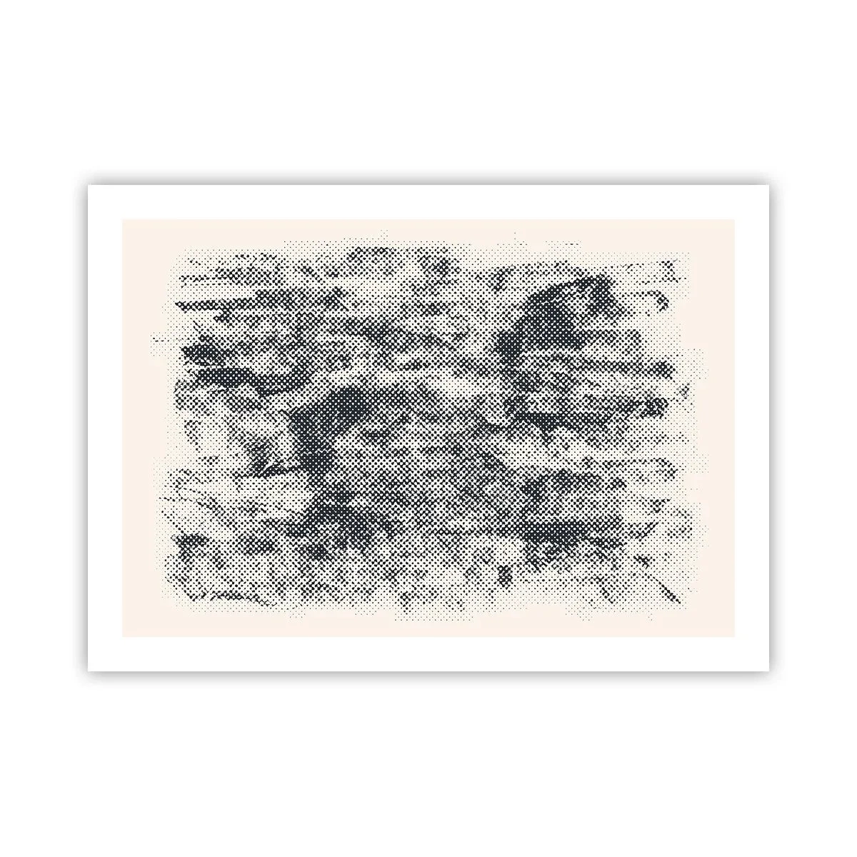 Poster - Nebelige Komposition - 70x50 cm