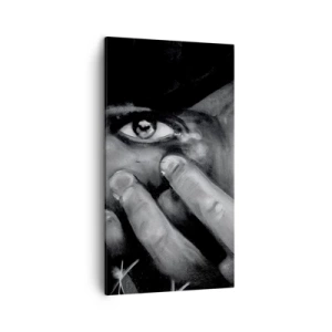 Bild auf Leinwand - Leinwandbild - Ich werde nicht sagen, wer es gemalt hat - 45x80 cm