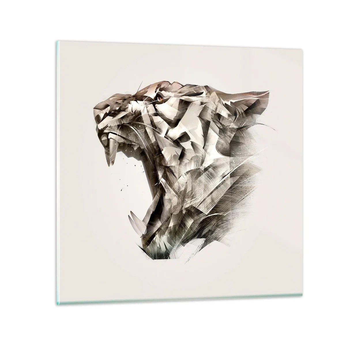 Glasbild - Bild auf glas - Du weißt schon wer das Sagen hat - 30x30 cm