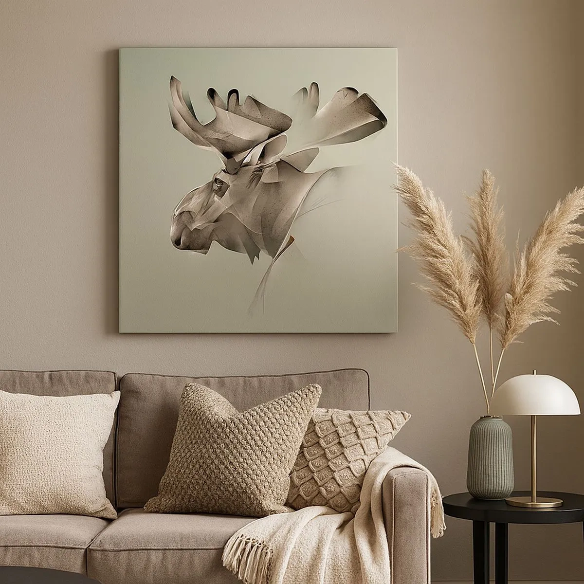 Bild auf Leinwand - Leinwandbild - Die sanfte Kraft des Friedens - 30x30 cm