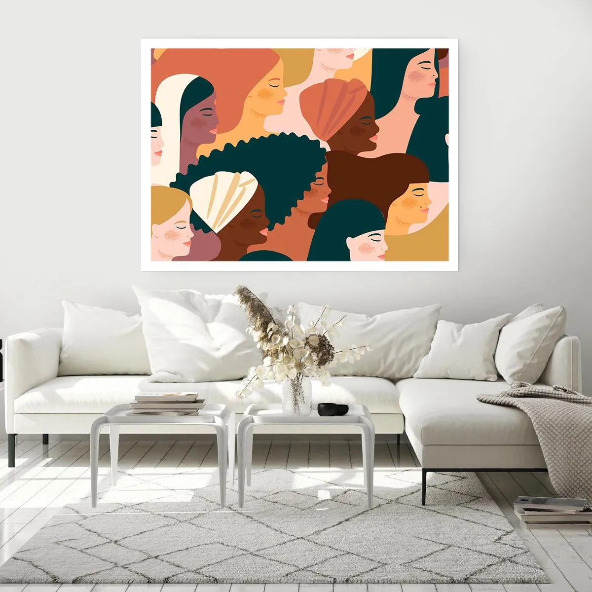 Poster - Nur Weiblichkeit - 70x50 cm