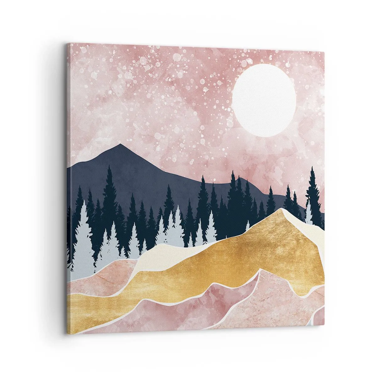 Bild auf Leinwand - Leinwandbild - Nachtwache - 60x60 cm