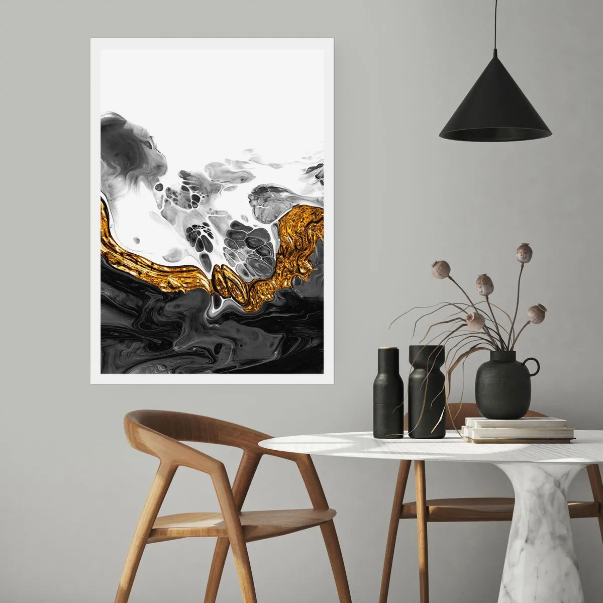 Poster - Organische Komposition - 70x100 cm