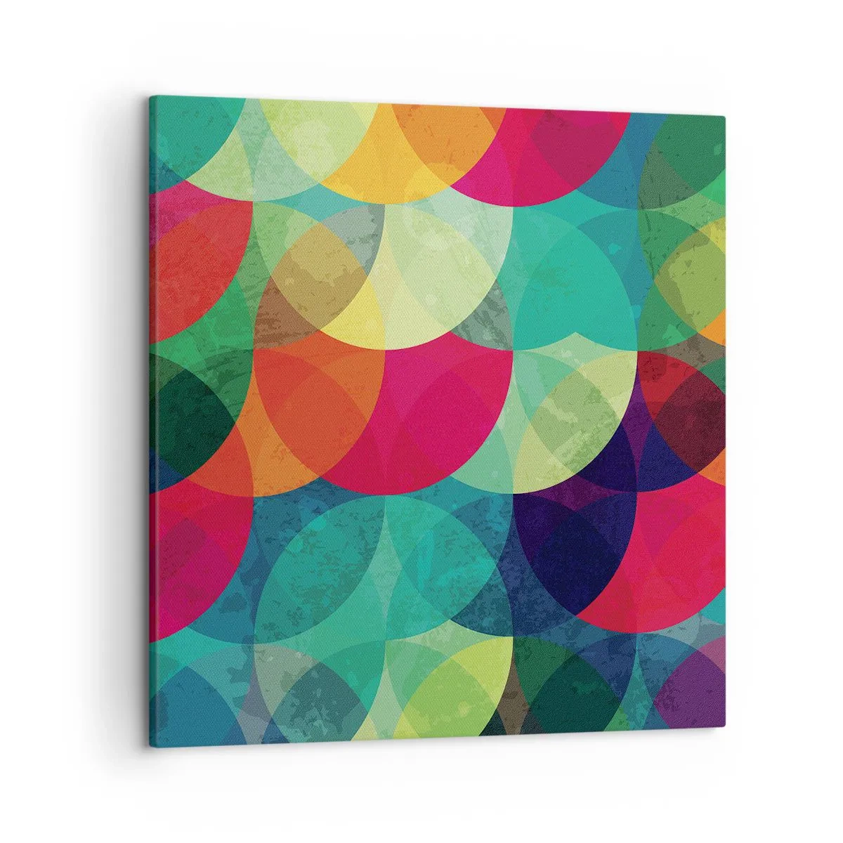 Bild auf Leinwand - Leinwandbild - Aufstieg zum Regenbogen - 50x50 cm