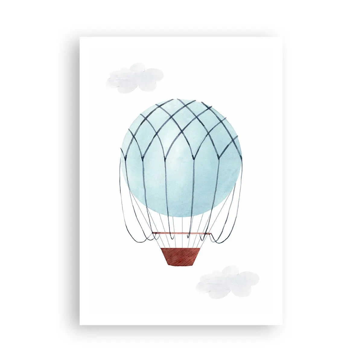 Poster - Ganz in den Wolken - 70x100 cm