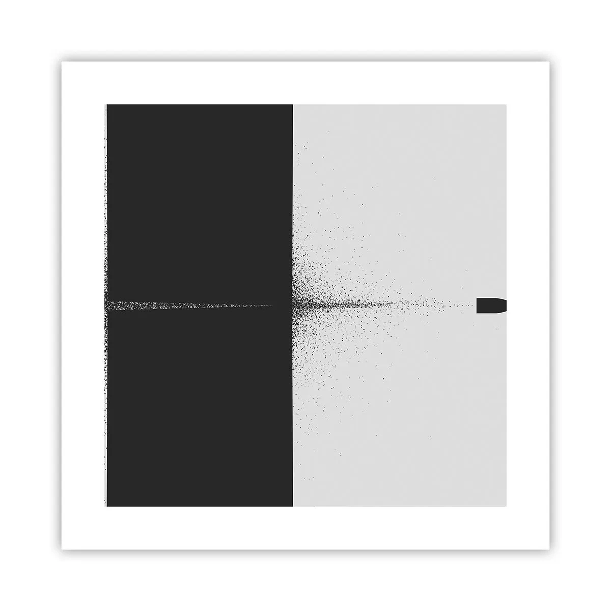 Poster - Direkt zum Ziel - 40x40 cm