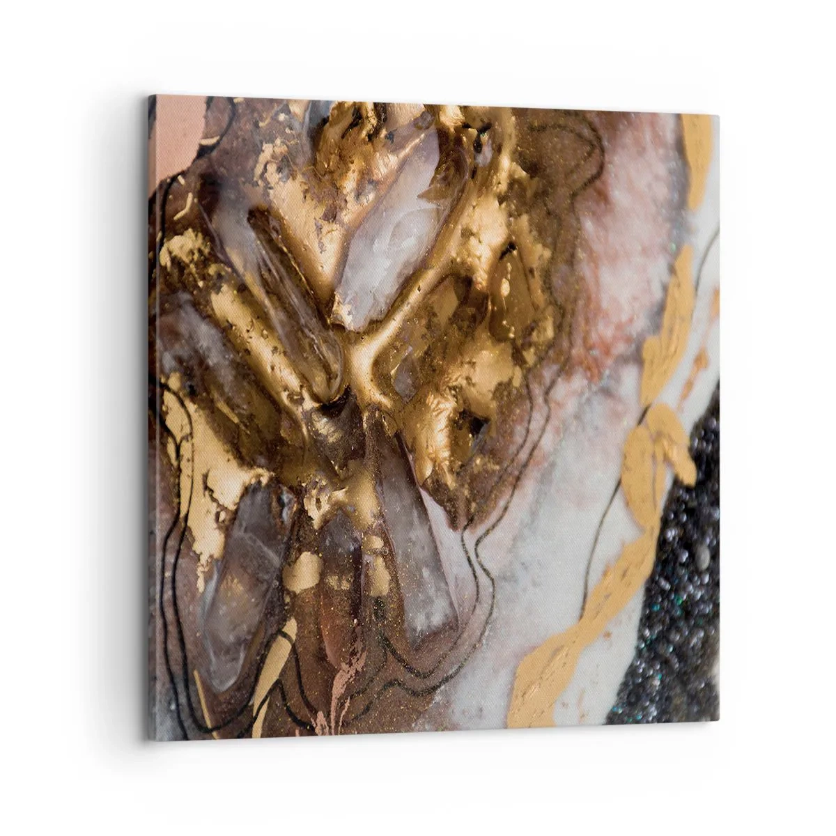 Bild auf Leinwand - Leinwandbild - Das Element der Erde - 60x60 cm