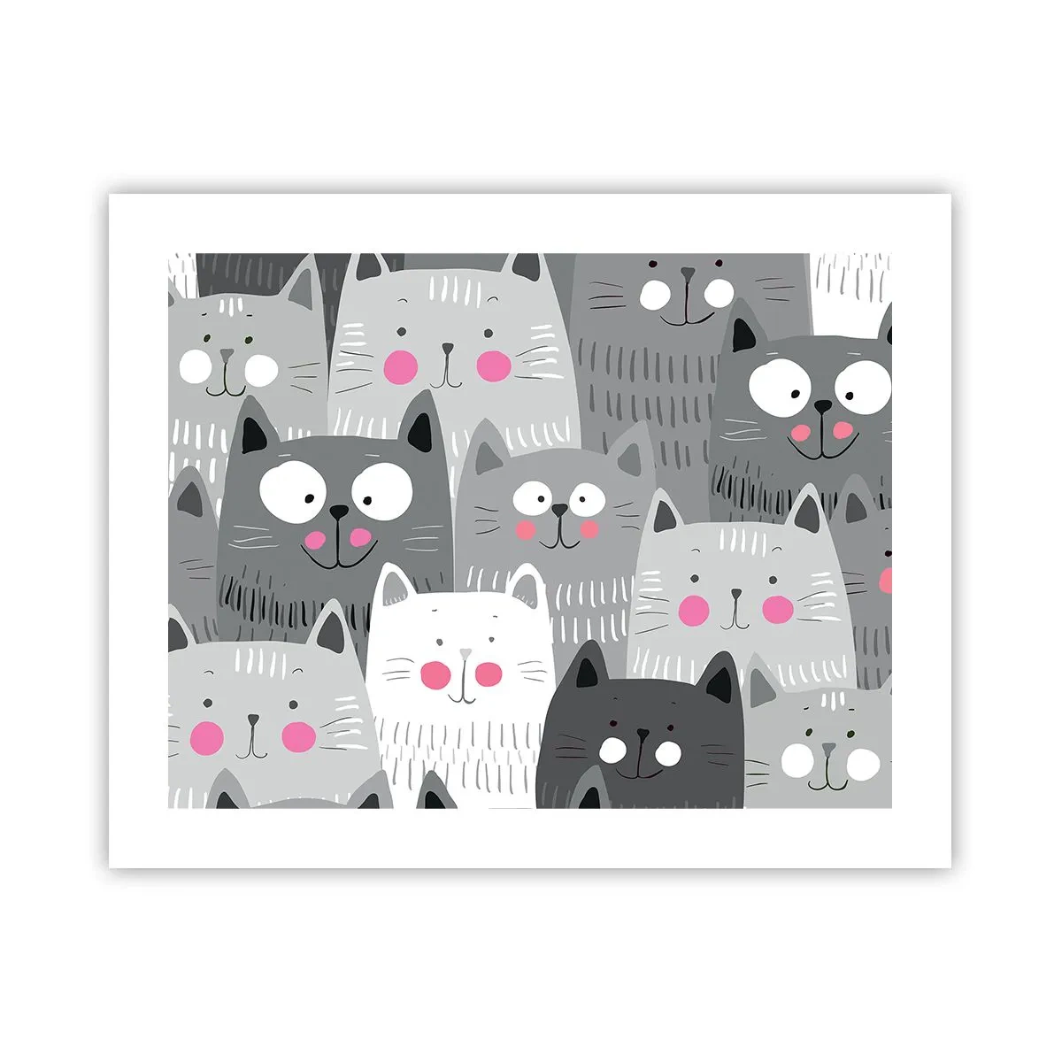 Poster - Katzenwelt - 50x40 cm
