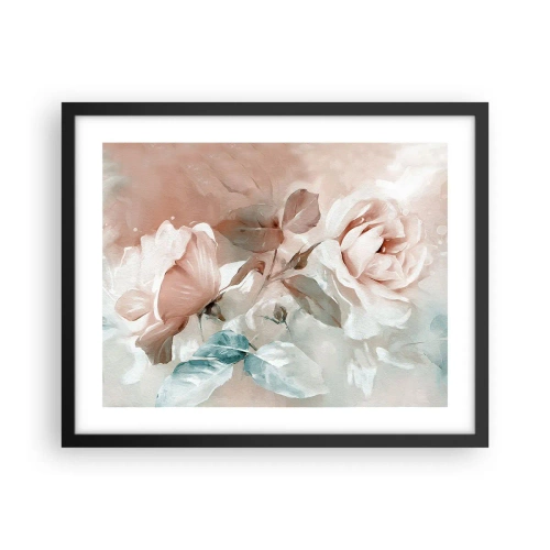 Poster in einem schwarzem Rahmen - Geist der Romantik - 50x40 cm