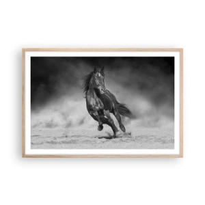 Poster in einem Rahmen aus heller Eiche - Würdig des Emirs selbst - 91x61 cm