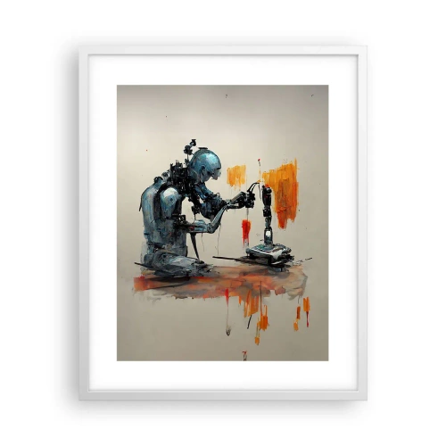 Poster in einem weißen Rahmen - Schon morgen… - 40x50 cm