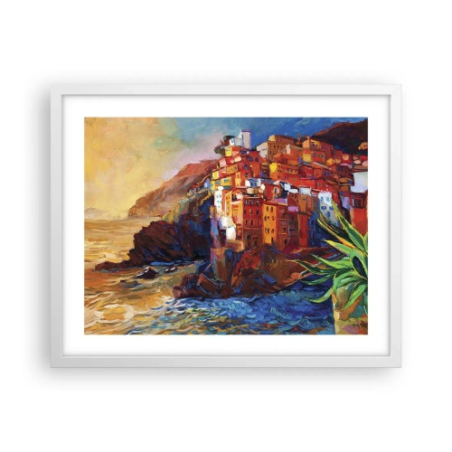 Poster in einem weißen Rahmen - Italienische Atmosphäre - 50x40 cm