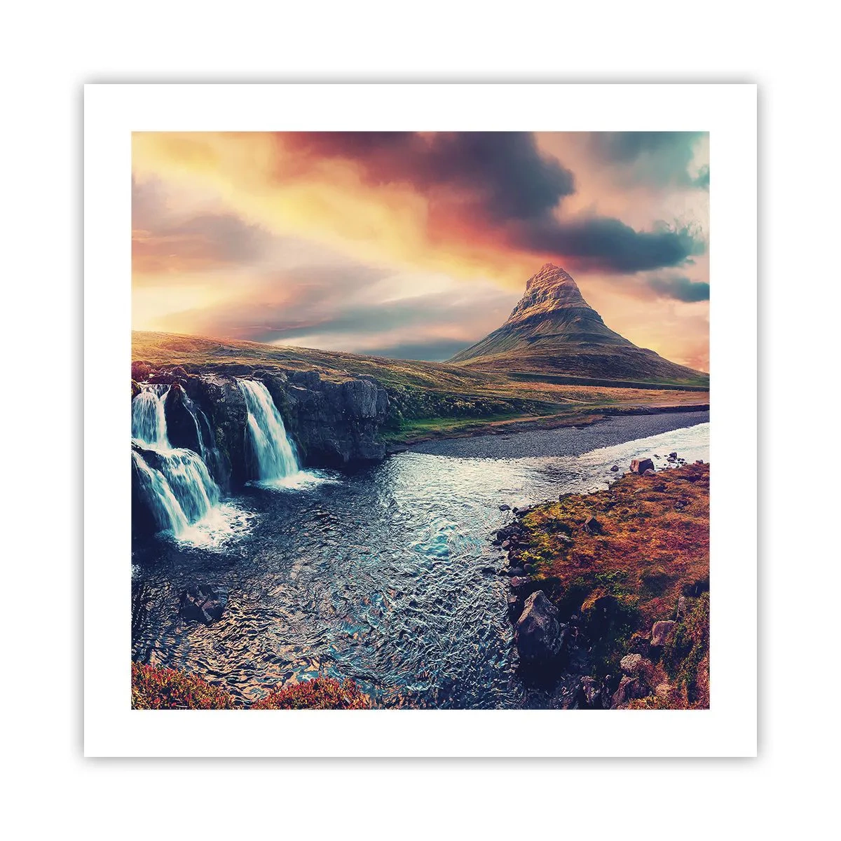 Poster - In der Majestät der Natur - 50x50 cm