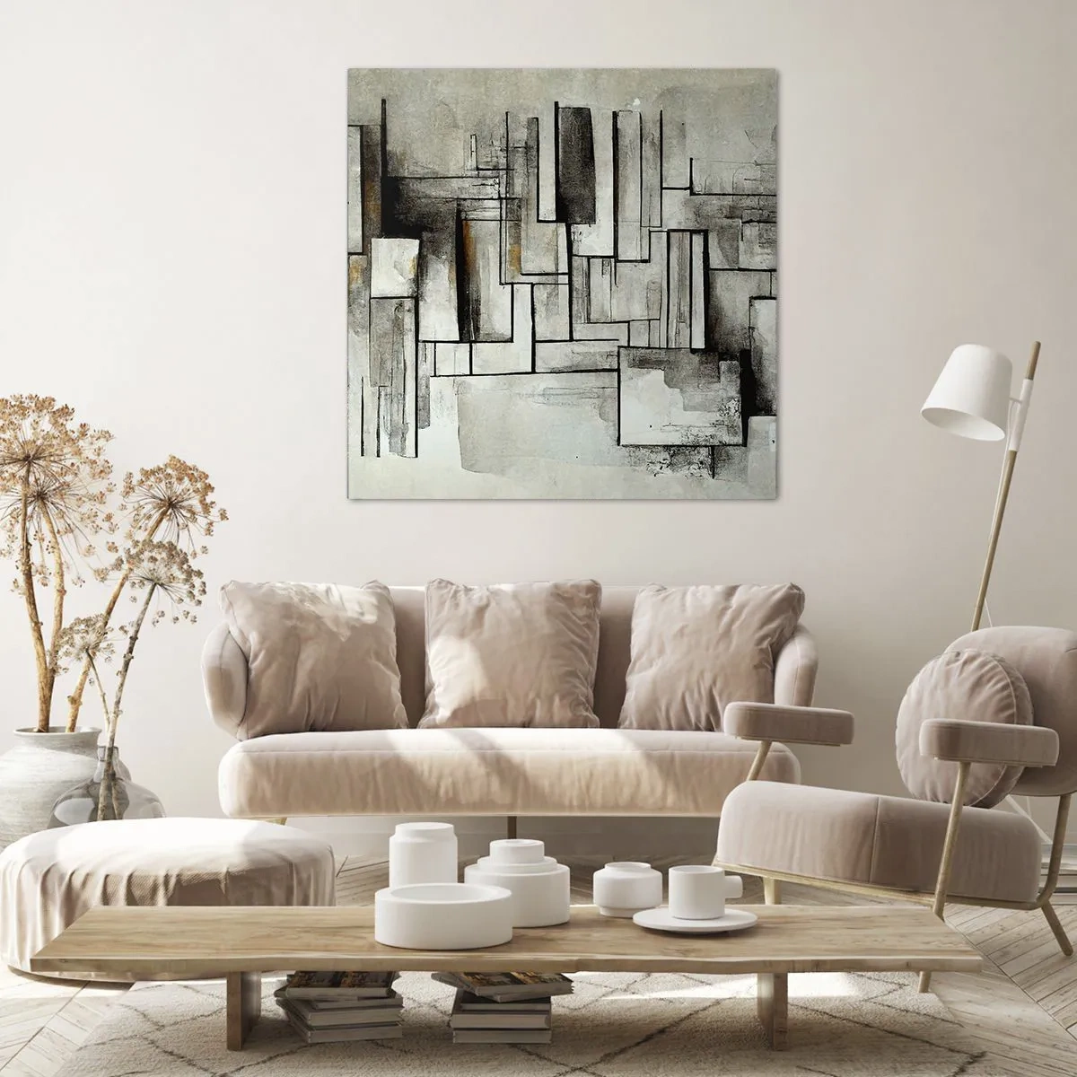 Bild auf Leinwand - Leinwandbild - Kraft der Einfachheit - 50x50 cm