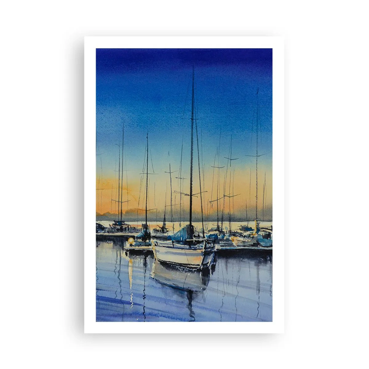 Poster - Ende eines guten Tages - 61x91 cm