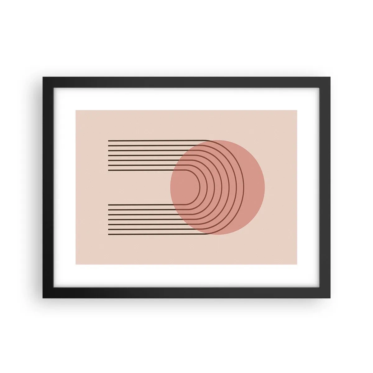 Poster in einem schwarzem Rahmen - Unwiderstehliche Anziehungskraft - 40x30 cm