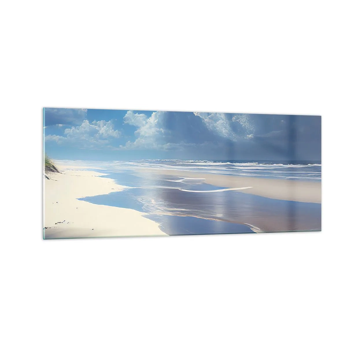 Glasbild - Bild auf glas - Paradiesischer Urlaub - 100x40 cm