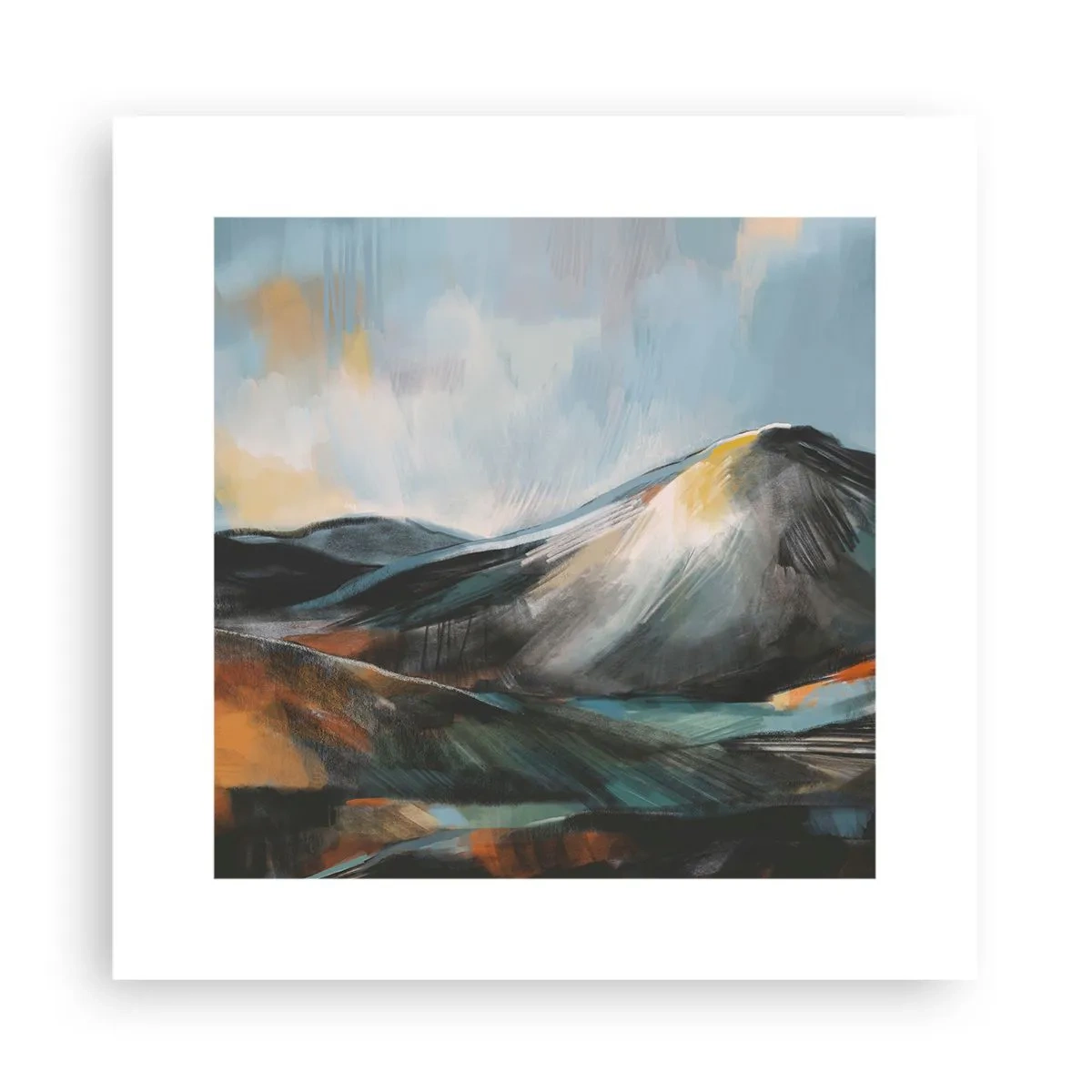 Poster - Roh und schön - 30x30 cm