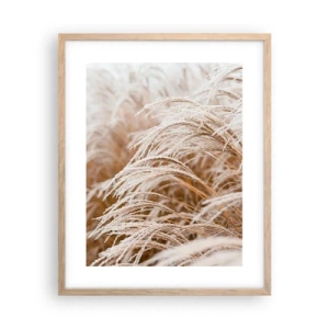 Poster in einem Rahmen aus heller Eiche - Verbeuge dich vor der Herbstsonne - 40x50 cm