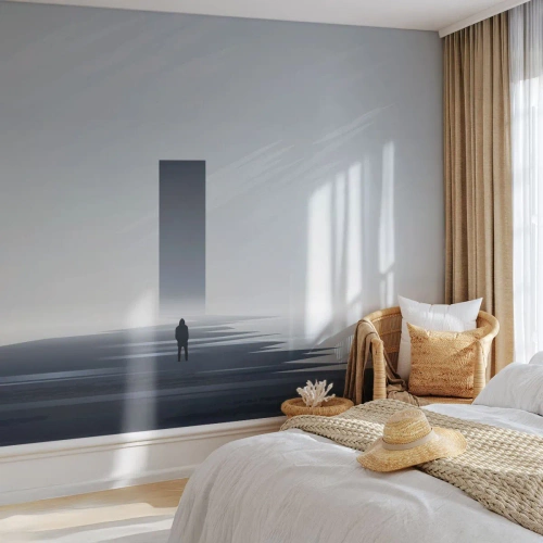 Fototapete Premium Sand - Chance oder Bedrohung? - Minimalismus, Modern, Einsamkeit - 250x175 cm